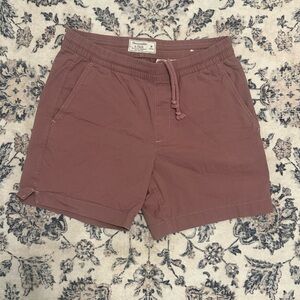 Abercrombie Men's Mauve Pull On Shorts Sz M